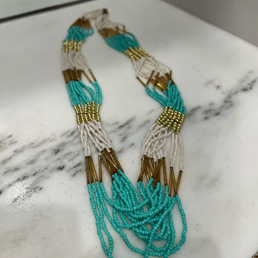 Long beaded necklace